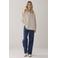 Summum gestreepte blouse beige
