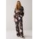 Summum wide leg regular waist broek multi
