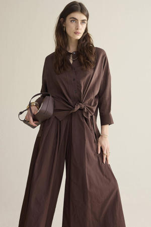 blouse bruin