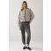 Summum gestreepte reversible jas zwart