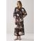 Summum midi jurk met all over print multicolor