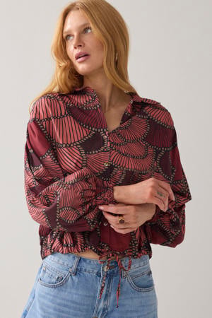 blouse rood