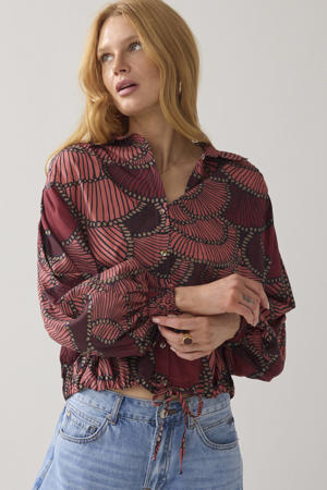 blouse rood