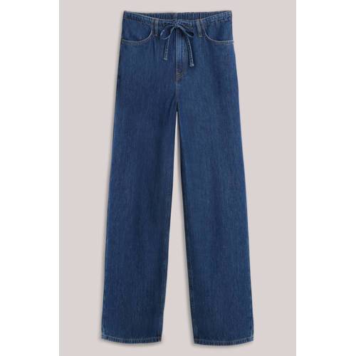 Summum straight leg jeans dark blue denim afbeelding