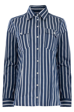 gestreepte blouse blauw