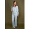 TQ-Amsterdam high waist flared broek lichtblauw