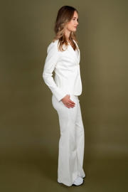 thumbnail: TQ-Amsterdam high waist flared broek wit