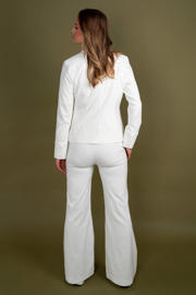 thumbnail: TQ-Amsterdam high waist flared broek wit
