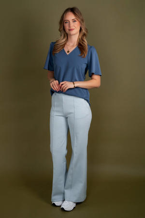 travelstof top blauw
