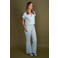 TQ-Amsterdam travelstof blouse lichtblauw