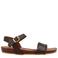 Red Rag leren sandalen donkerbuin