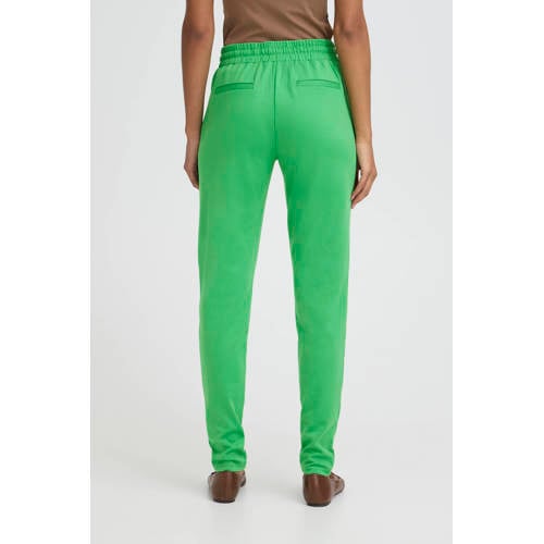 ICHI jersey regular waist casual broek afbeelding