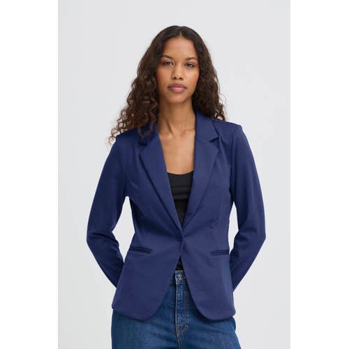 ICHI jersey getailleerde blazer afbeelding