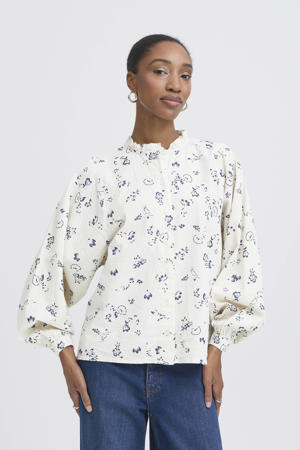blouse blauw
