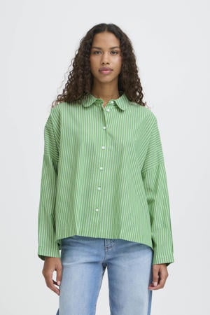 gestreepte blouse groen