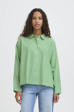 gestreepte blouse groen
