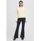 ICHI sweater met backprint ecru