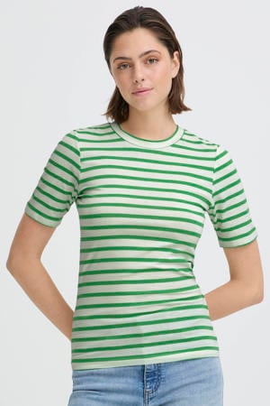 gestreepte top groen