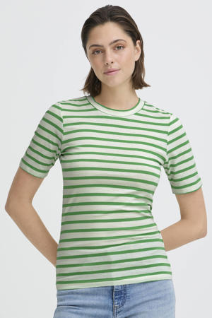 gestreepte top groen