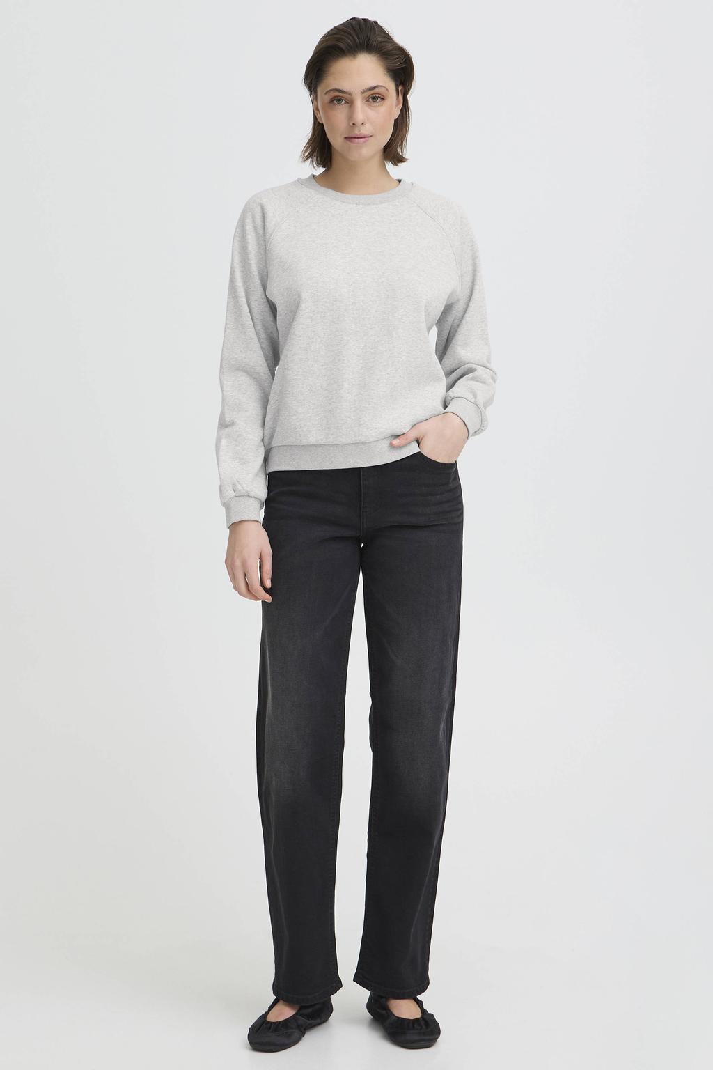 ICHI sweater met backprint