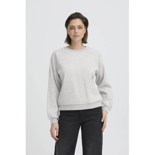 ICHI sweater met backprint afbeelding