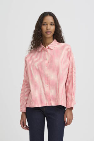 gestreepte blouse rood