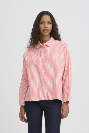gestreepte blouse rood