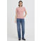 ICHI gestreepte top rood