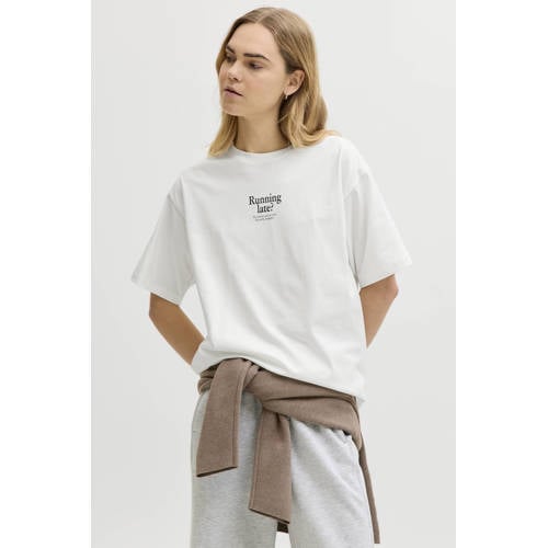 JJXX T-shirt met backprint wit afbeelding