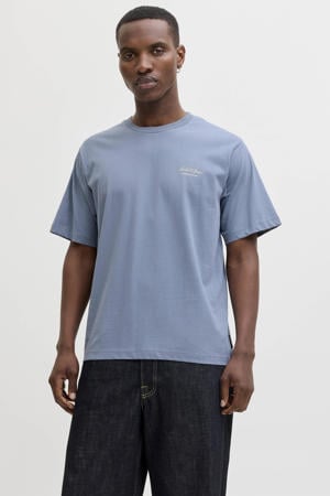 relaxed T-shirt blauw