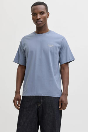 relaxed T-shirt blauw