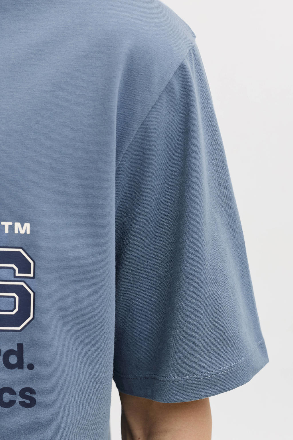 JACK & JONES ESSENTIALS regular T-shirt blauw