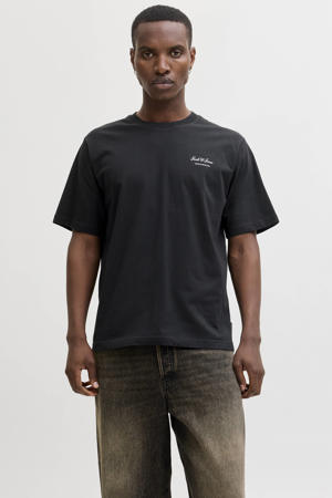 relaxed T-shirt zwart