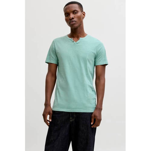 JACK & JONES ESSENTIALS regular T-shirt turquoise afbeelding