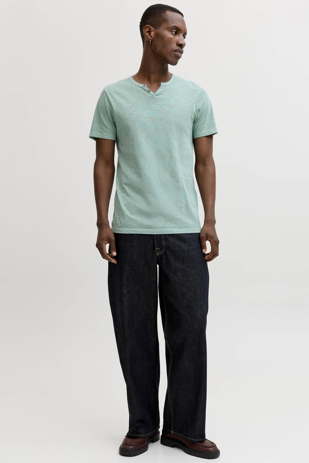 JACK & JONES ESSENTIALS regular T-shirt turquoise
