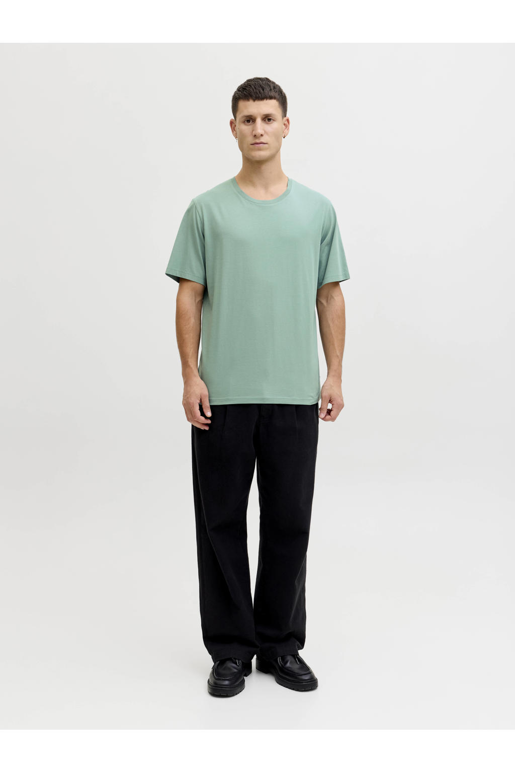 JACK & JONES ESSENTIALS regular T-shirt turquoise