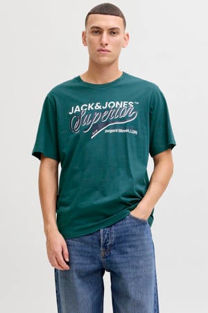 regular T-shirt petrol