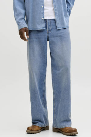 JJIDAVE JJORIGINAL wide leg jeans medium blue denim