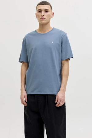 regular T-shirt blauw