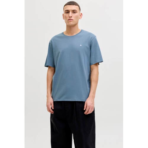 JACK & JONES ESSENTIALS regular T-shirt blauw afbeelding