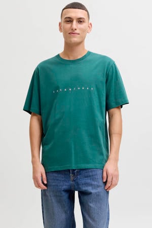 regular T-shirt groen