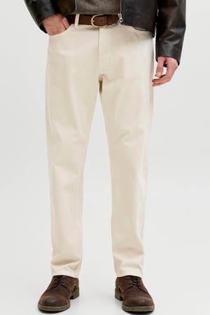 JJICHRIS JJORIGINAL relaxed fit jeans ecru