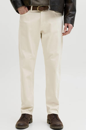 JJICHRIS JJORIGINAL relaxed fit jeans ecru