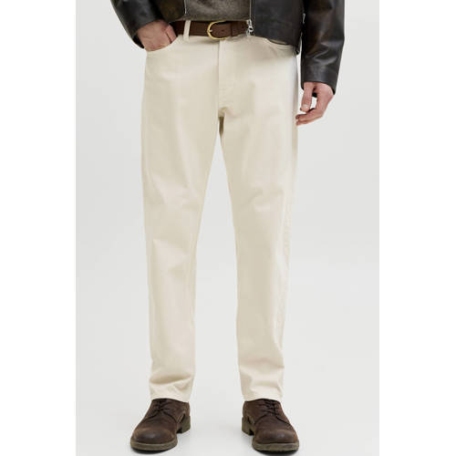 JACK & JONES JEANS INTELLIGENCE JJICHRIS JJORIGINAL relaxed fit jeans ecru afbeelding