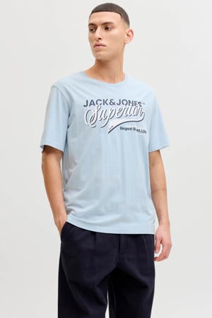 regular T-shirt lichtblauw