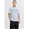 JACK & JONES ESSENTIALS regular T-shirt lichtblauw