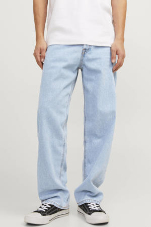 JJIEDDIE JJORIGINAL loose fit jeans light blue denim