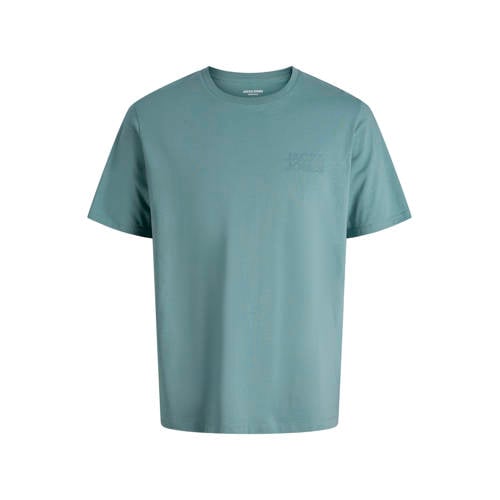 JACK & JONES ESSENTIALS regular T-shirt turquoise afbeelding