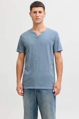 regular T-shirt blauw