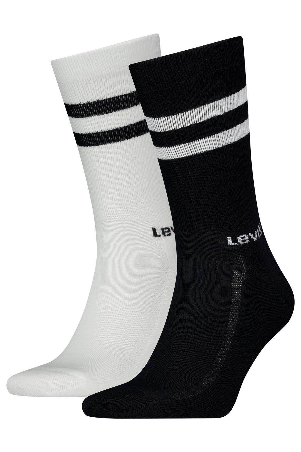 Levi's sokken - zwart/wit (set van 2)